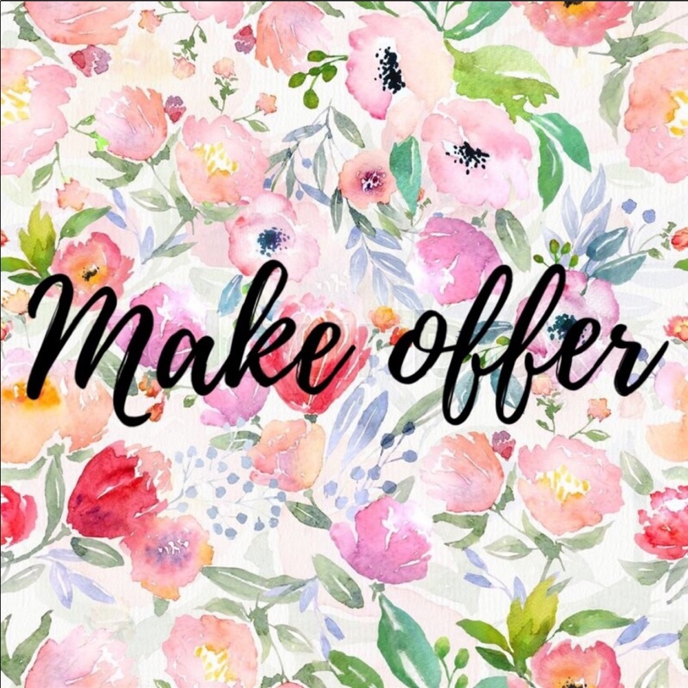 All offers are welcomed